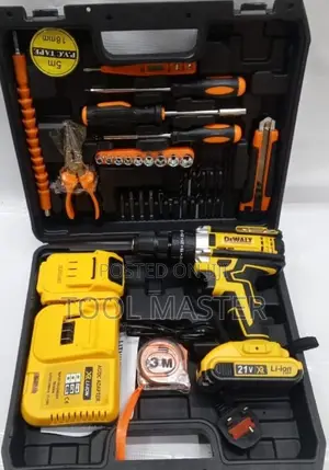 DeWalt 21V Cordless Drill Kit/ Dewalt Rechargeable Cordless