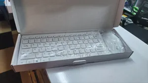 Mini Keyboard Wireless With Mouse White in Color