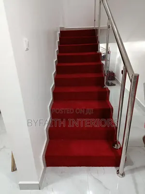 Red VIP Staircase Carpet