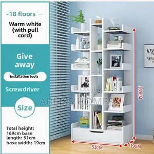 Bookshelf Multi-Layer Space-Saving Locker