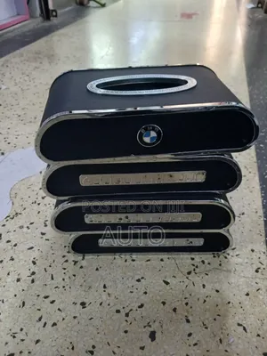 BMW Car Tissue Holder | Branded BMW Interior Accessory