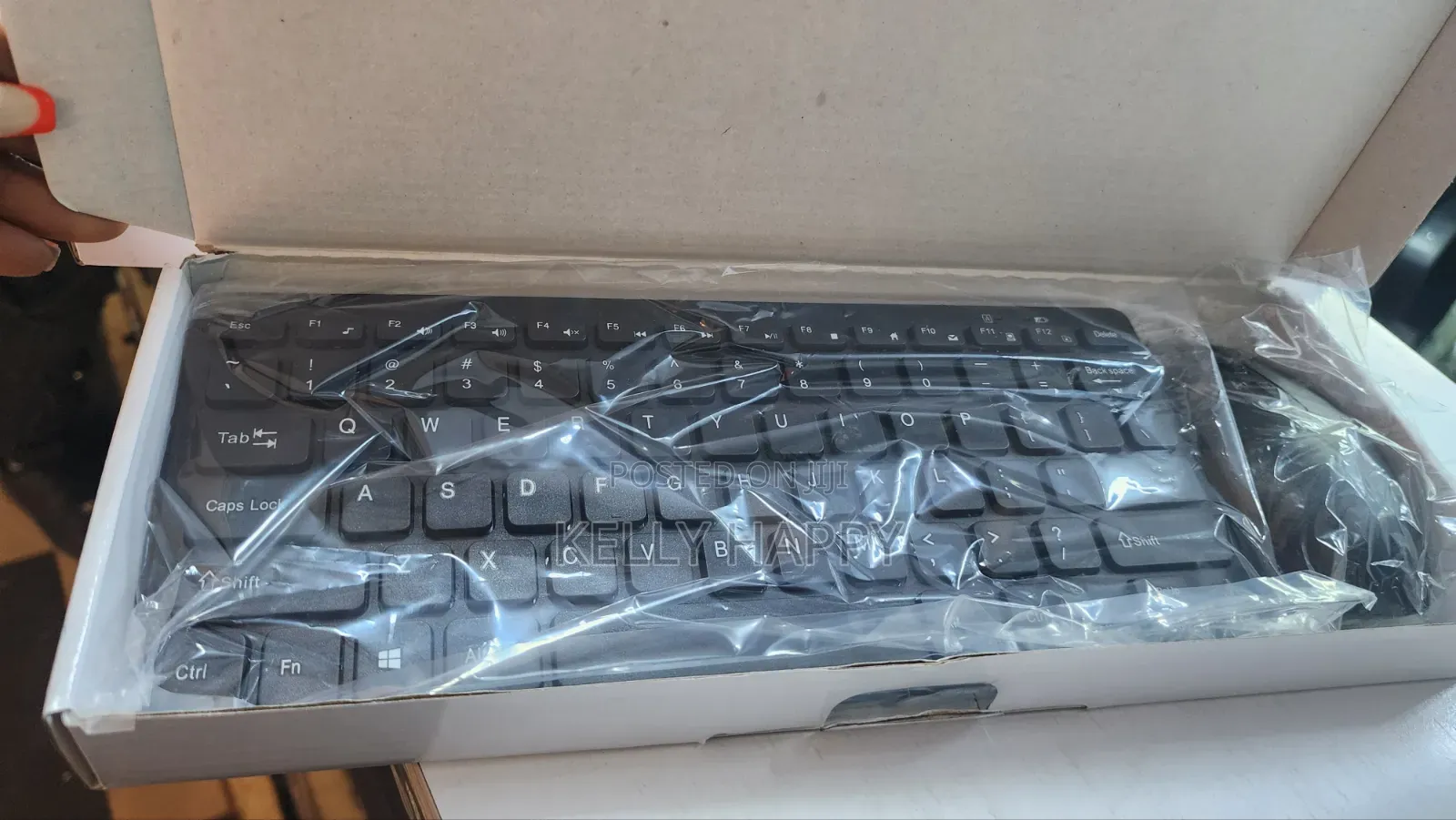 Mini GkM 901 2.4 Wireless Keyboard and Mouse Back