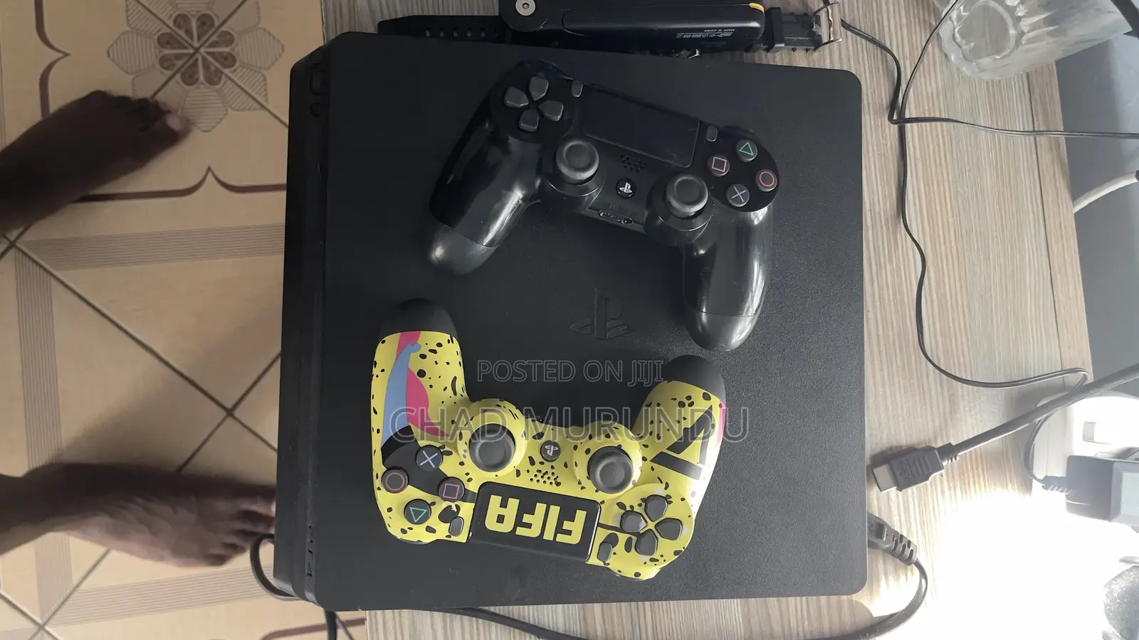 Ps4 Slim in Good Condition With Two Controllers