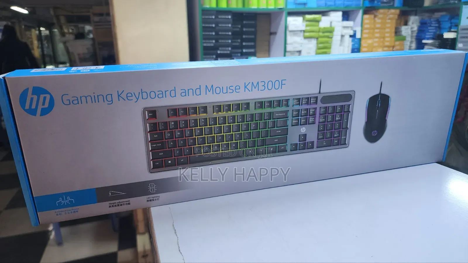 HP Gaming Keyboard and Mouse KM300F USB Wired