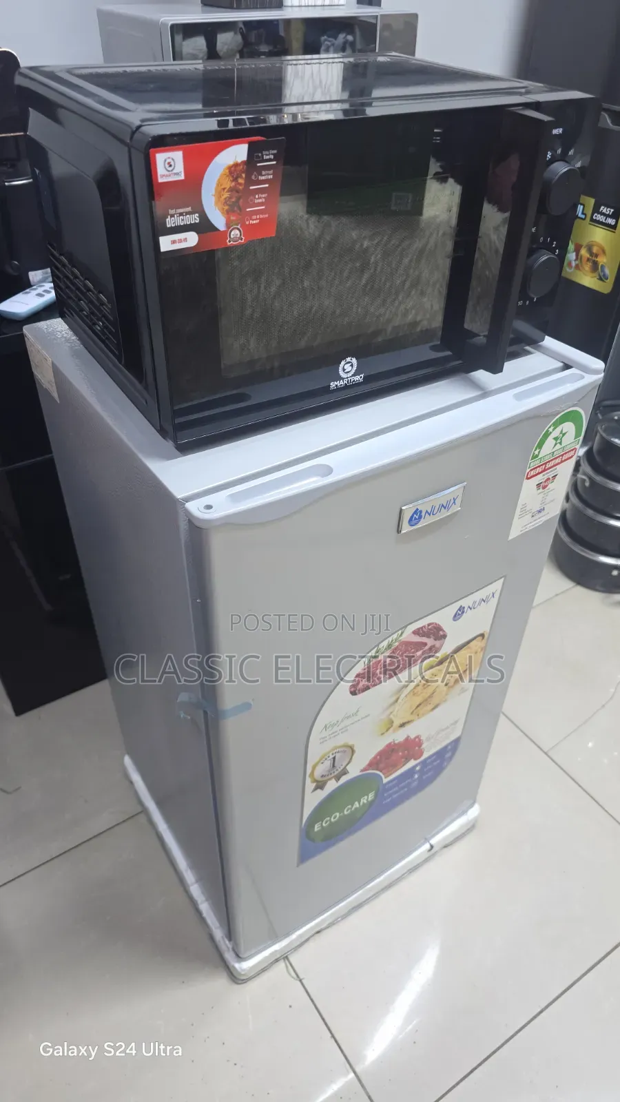 Fridge and Microwave Set