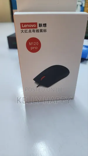Lenovo USB Wired Mouse M120 Pro New