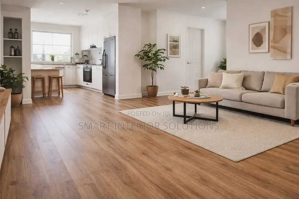 Vinyl Wooden Mkeka Carpet