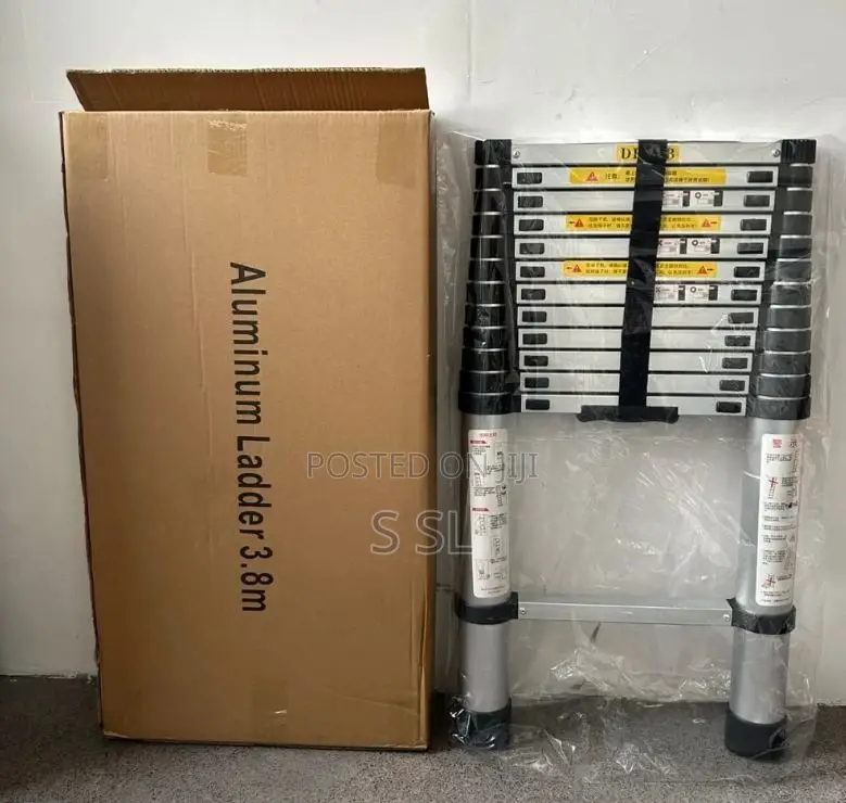 3.8m Single Telescopic Ladder Kenya – Portable Strong