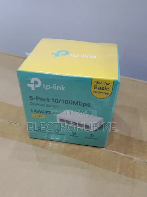 P-Link 5 Port Fast Ethernet Switch for Computers and CCTV