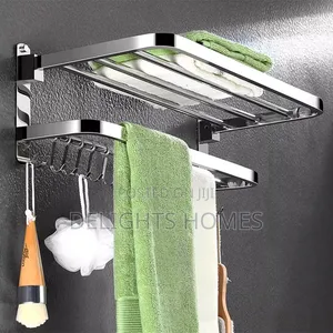 Premium Heavy Duty Bathroom Wall Mounted Towel Rack-Tet