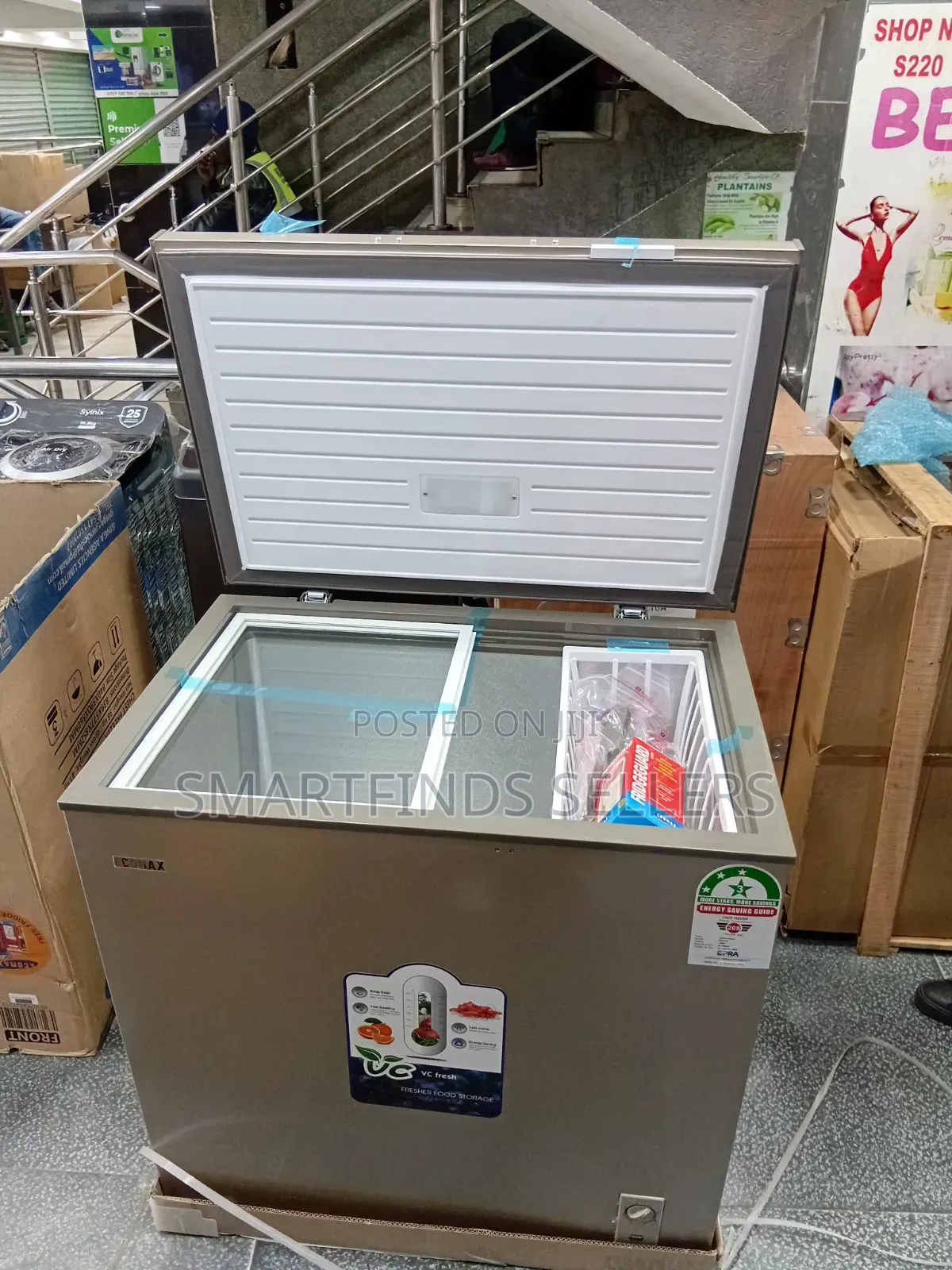 Ecomax 219L Chest Deep Freezer – Energy Efficient Spacious
