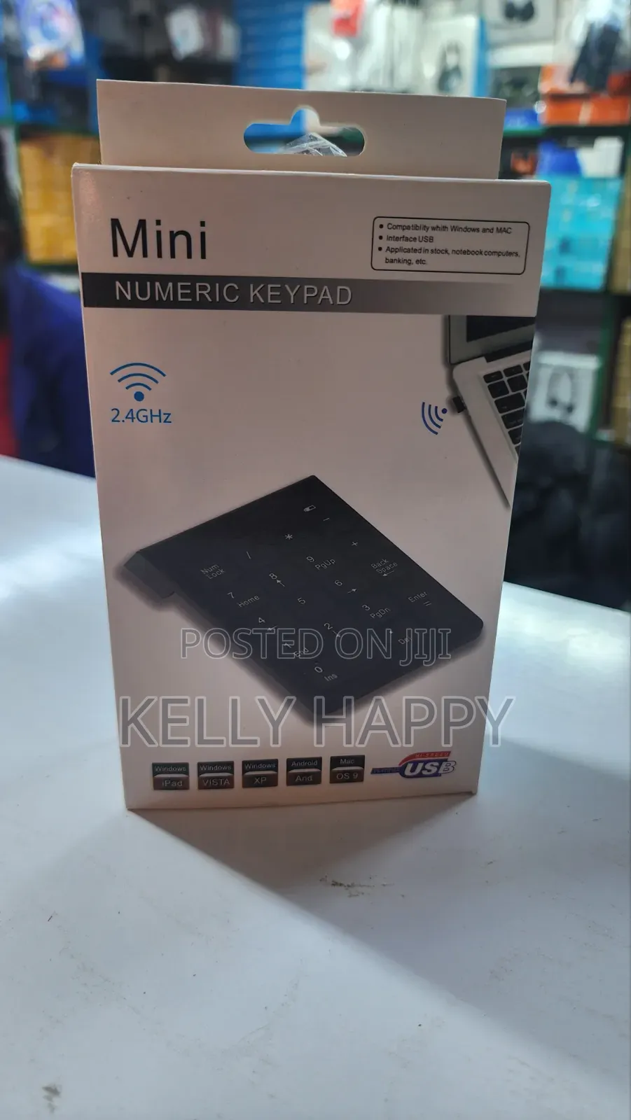 Mini Numeric Keyboard Wireless Available