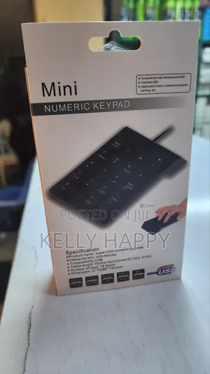 Mini Numeric Keyboard Wireless Available