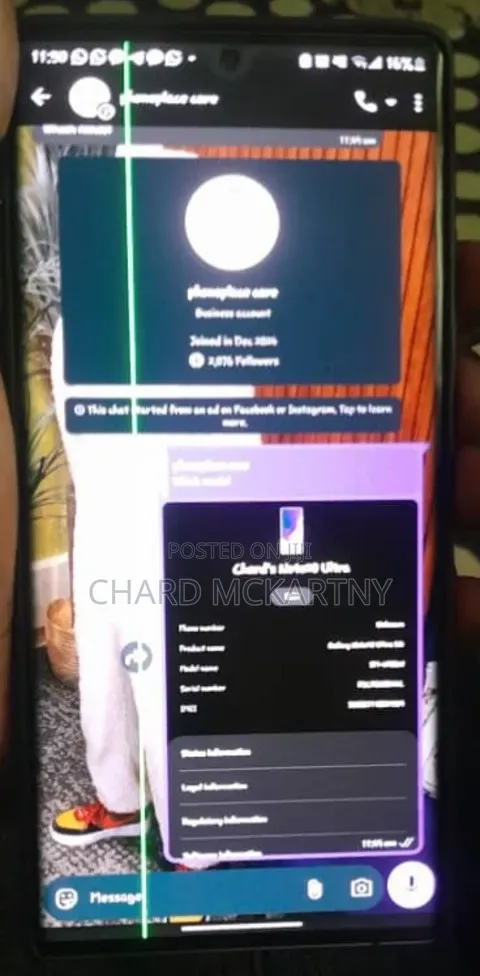 Samsung Galaxy Note 20 Ultra Super Amoled Screen