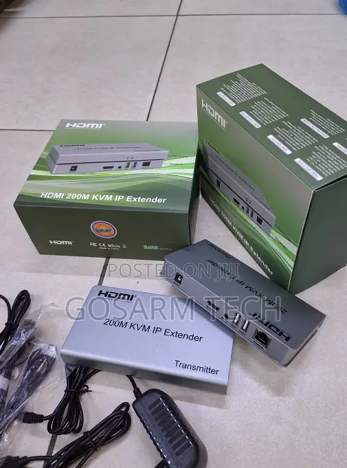 200M HDMI KVM Extender With Transmitter TX) and Receiver (RX) With USB