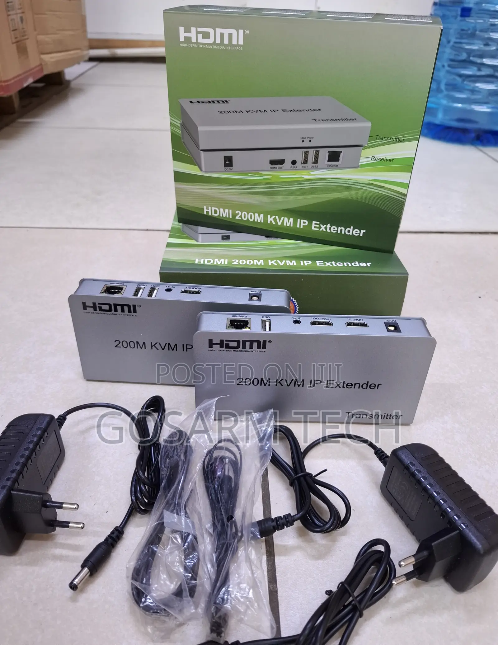 200M HDMI KVM Extender With USB Keyboard and Mouse Control