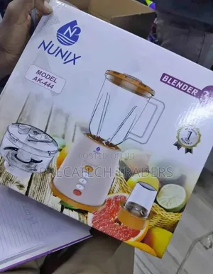 Nunix 3in1 Electric Blender With Grinder and Chopper