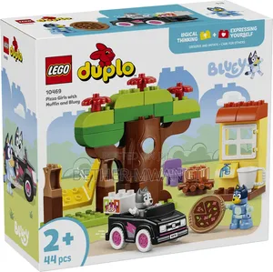 Duplo Bluey Pizza Girls With Muffin and Bluey
