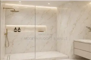 White Gold Marble SPC Wall Panel