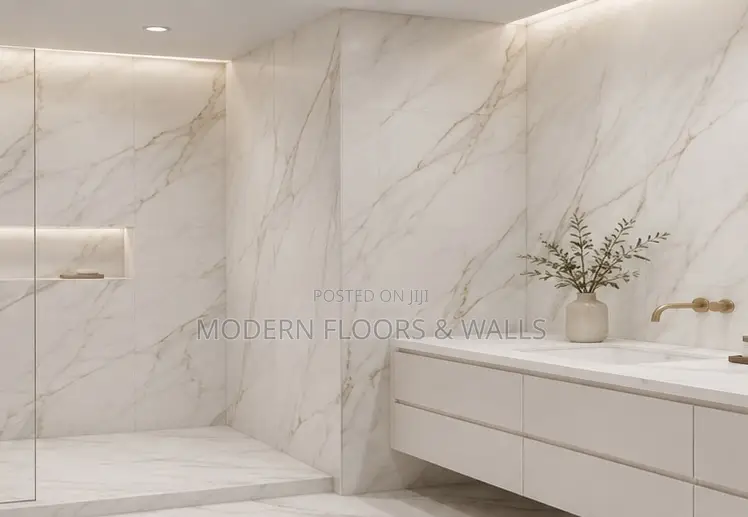 White Gold Marble SPC Wall Panel