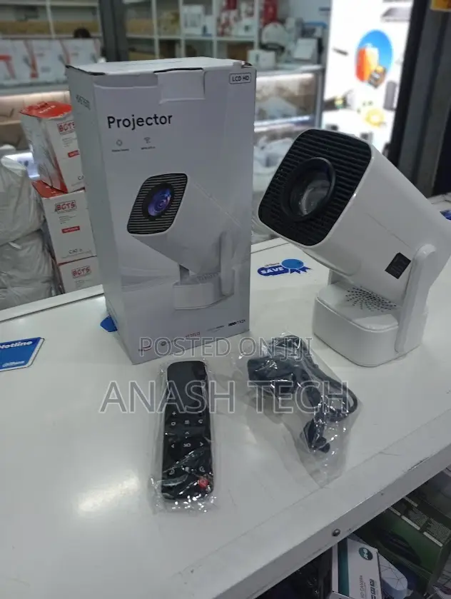 F800 Android 13 HD Projector – Wireless Screen Mirroring Bluetooth