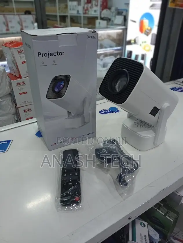 F800 Android 13 HD Projector – Wireless Screen Mirroring Bluetooth