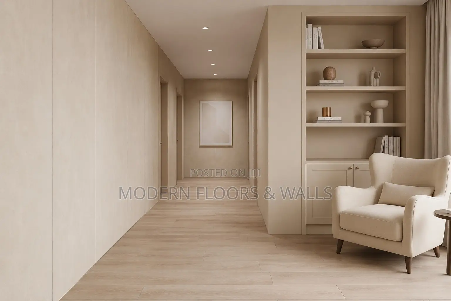 Soft Beige SPC Wall Panel