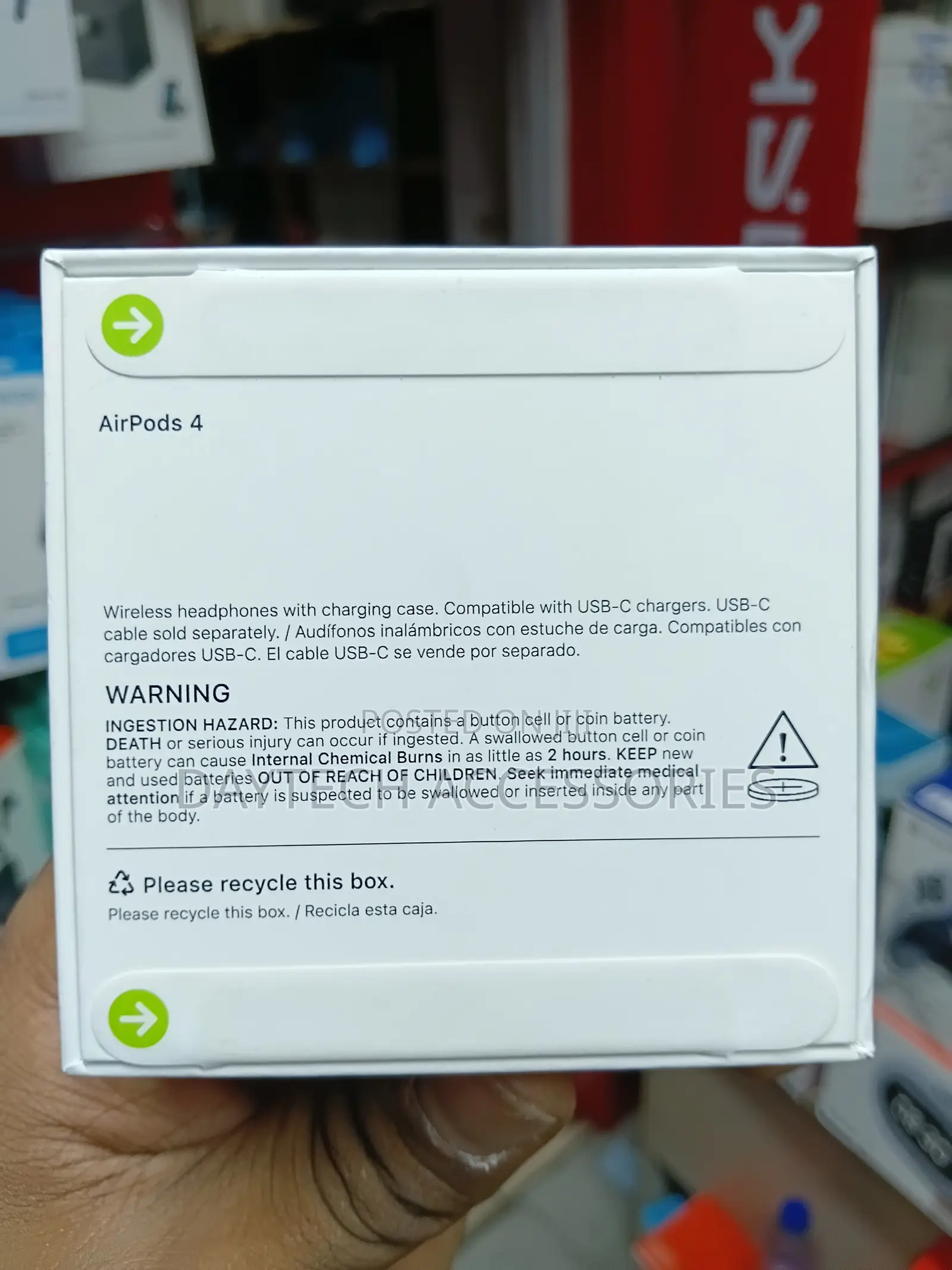 Apple Airpods 4 NC Wireless Earbuds - White