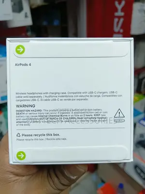 Apple Airpods 4 NC Wireless Earbuds - White