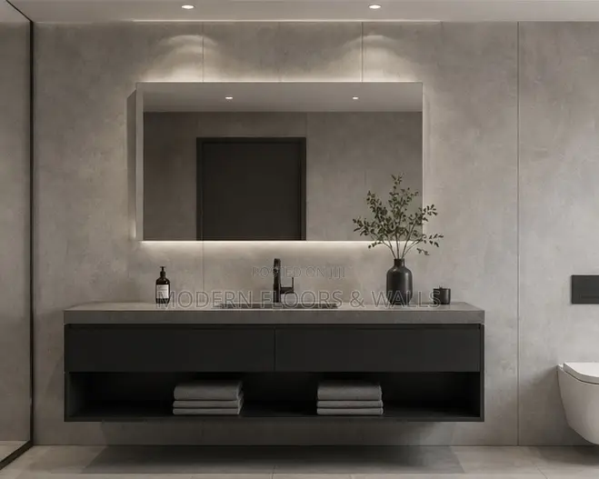Light Cement SPC Wall Panel