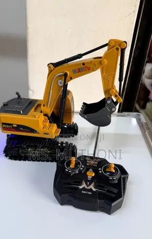 Remote-Control Crawler Excavator Toy
