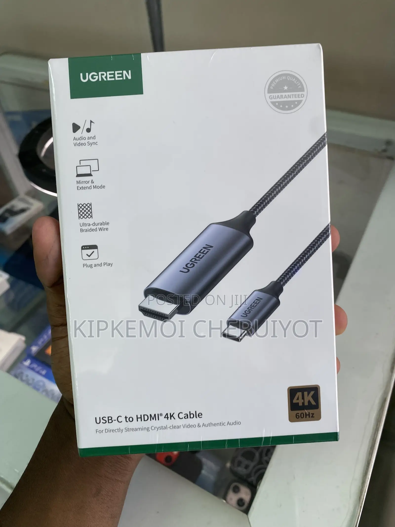 The UGREEN USB-C to HDMI 60Hz Cable