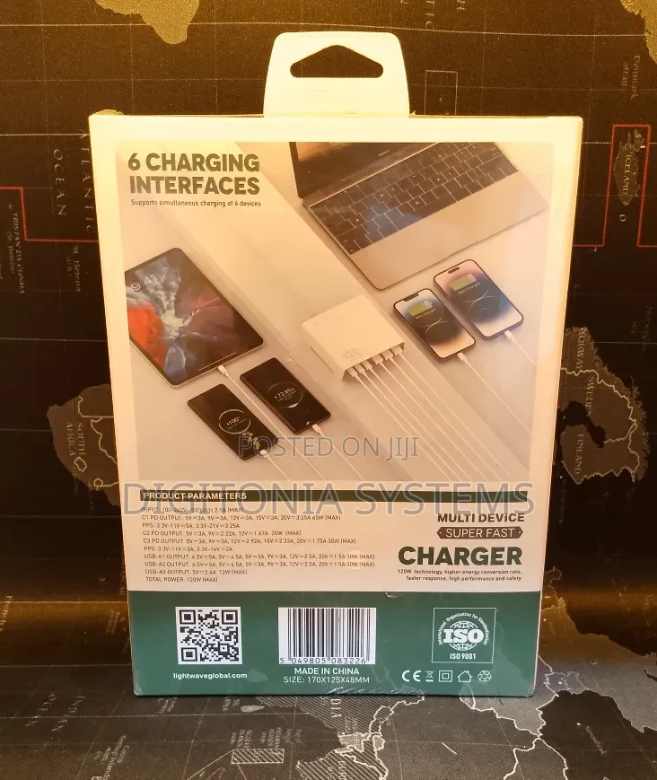 Lightwave Multi Device Super Fast Charger Lw -DCHG-120w