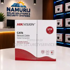Hikvision CAT6 Pure Copper Cable | Network CCTV Cable