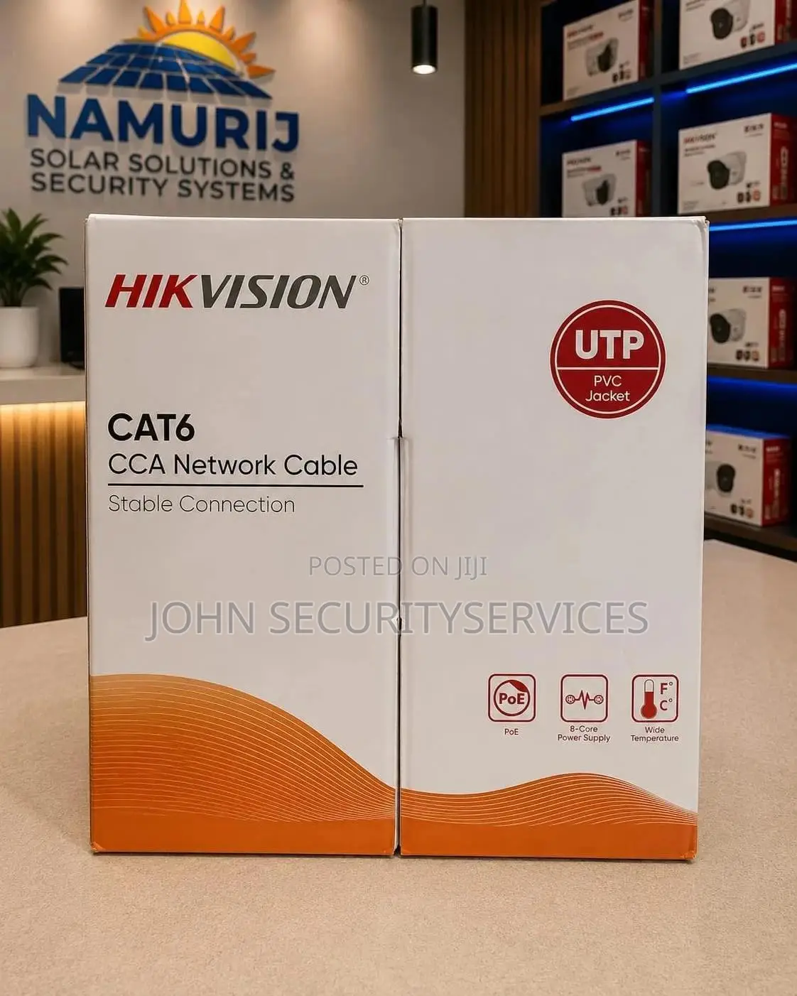 Hikvision CAT6 CCA Network Cable | UTP LAN Cable | CCTV Networking