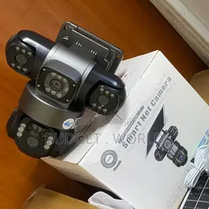 Full HD 360° Solar CCTV Camera With 4G Wireless Triple Lens System