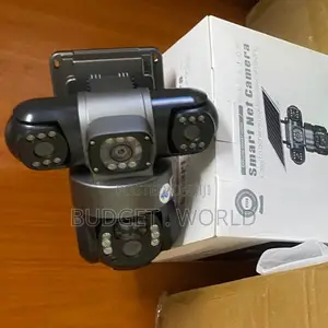 4G Outdoor Solar Surveillance Camera With Three Lenses 360° Coverage