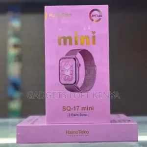 Hainoteko SQ-17 Mini Ladies Smartwatch With 3 Straps