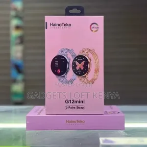 Hainoteko G12 Mini Smartwatch for Ladies 
With 3 Straps