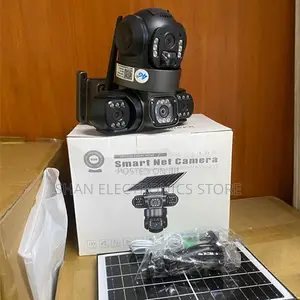 Perfect 360°Rotating Three Triple Lens Screen Surveillance Outdoor Cam