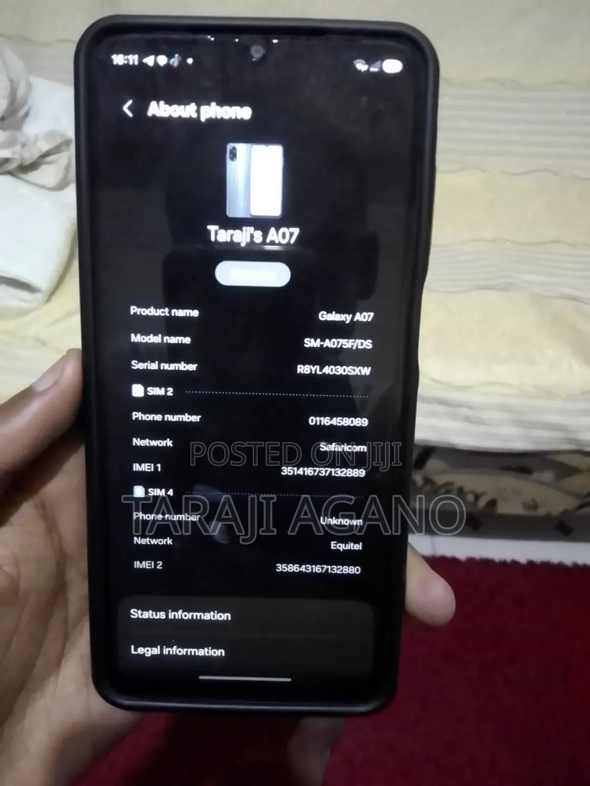 Samsung Galaxy A07 128 GB Black