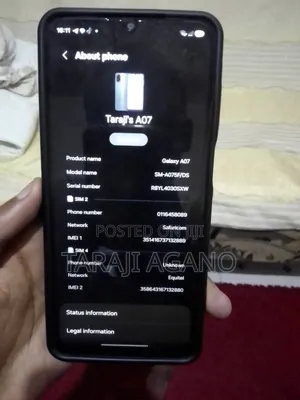 Samsung Galaxy A07 128 GB Black