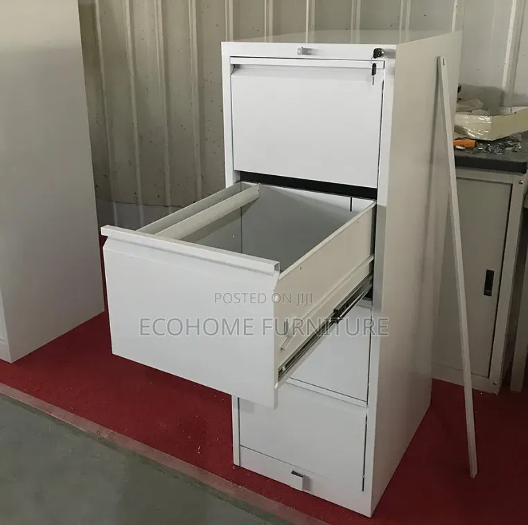 Filling Cabinet; With Security Bar