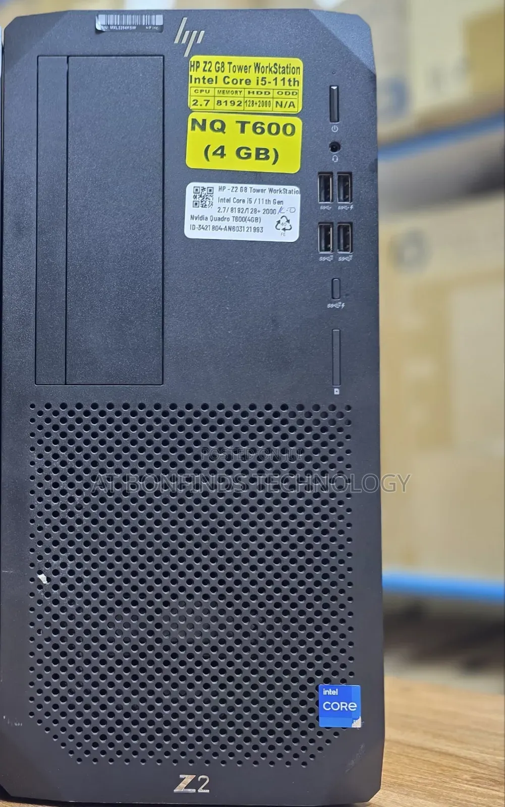 Desktop Computer HP Z2 16GB Intel Core i5 HDD+SSD 128GB