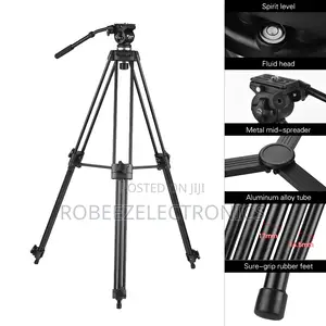 Weifeng WF-717 1.8m Heavy Duty Video Tripod With FluidHydraulic Head