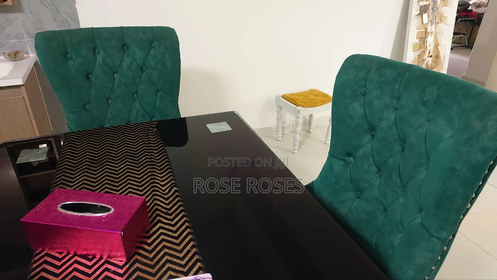 Glass Top Dinning Table