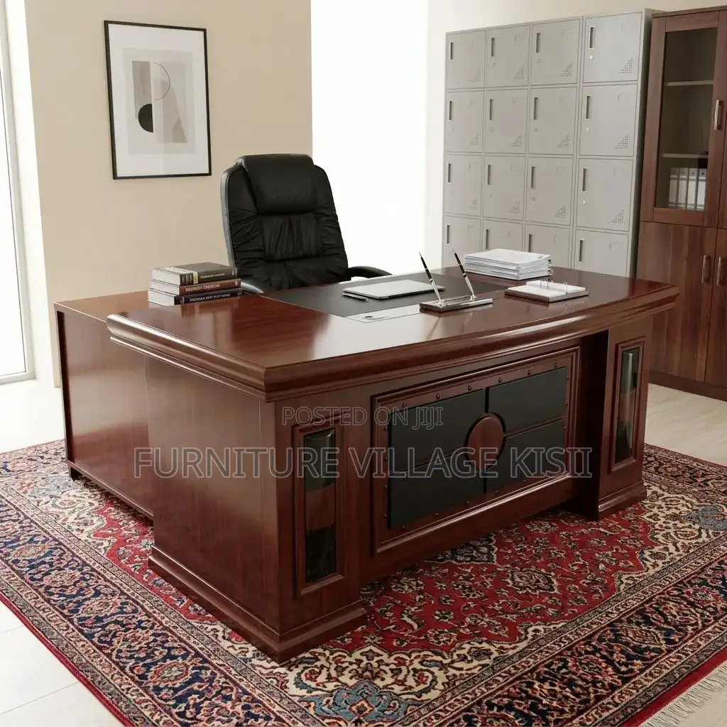 Office Desk: 1600mm L-Shaped Office Desk