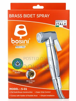Bosini Arabic Shower.Brass Bidet Spray Set.Holder Flexible Hose