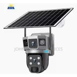Dual Lens Solar Powered Camera