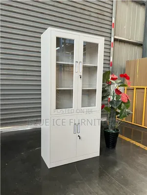 Cabinet;Lockable Glass Door Filing Cabinet –